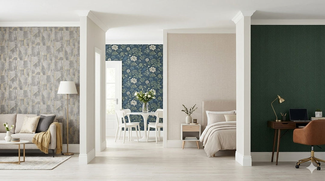 Cum alegi tapetul potrivit pentru fiecare camera din casa