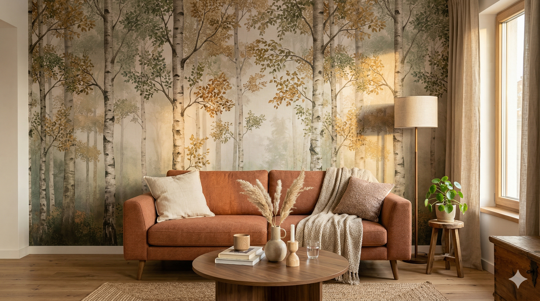 Tapet in living: 15 idei si modele pentru sufragerie moderna