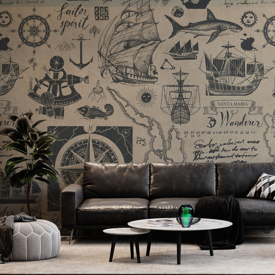 fototapet-personalizat-harti