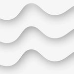 Tapet personalizat 3d cu forme abstracte albe si umbre cu efect 3d white waves