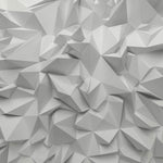 Tapet Personalizat 3D cu varfuri iesite in relief asemeni unor roci albe - WHITE ROCK