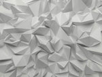 Tapet Personalizat 3D cu varfuri iesite in relief asemeni unor roci albe - WHITE ROCK