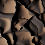 Tapet Personalizat 3D cu vopsea acrilica neagra cu umbre maronii - COCOA ACRYL