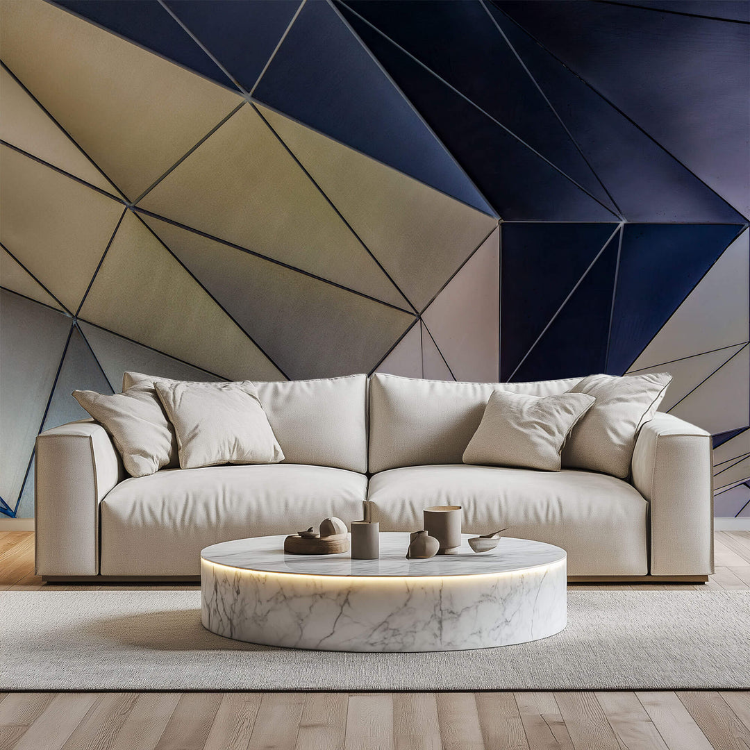 Tapet Personalizat 3D cu o structura exterioara care creeaza un efect 3D - 3D METAL