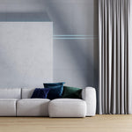 Tapet Personalizat 3D cu un model modern de piatra iesita in relief si lumini neon - MODERN CHIP