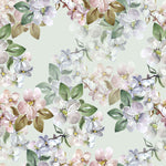 Tapet personalizat - MINTY FLOWERS