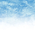 Tapet personalizat watercolor cu design abstract in nuante de albastru si alb abstract blue
