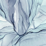 Tapet personalizat watercolor cu design minimalist in stil arta cu cerneala albastra blue ink watercolor