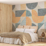 Tapet Personalizat Patterns cu modele geometrice alcatuite din puncte marunte - DOT ART