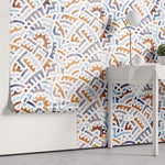 Tapet Personalizat Patterns cu arcade colorate in stil portughez - PORTUGUESE ARCH