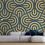 Tapet Personalizat Patterns modele abstracte intersectate - ROUND CROSSED STITCHES