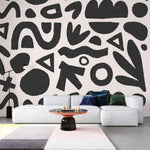 Tapet Personalizat Patterns cu modele si forme geometrice abstracte in stil minimalist - ABSTRACT MINIMALIST PATTERN