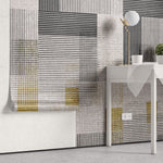 Tapet Personalizat Patterns cu linii si puncte abstracte - ABSTRACT LINES DESIGN