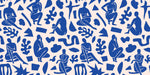 Tapet Personalizat Patterns cu sculpturi abstracte albastre - ABSTRACT BLUE SCULPTURES