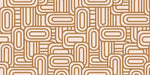 Tapet Personalizat Patterns cu forme ovale in stil retro - OVAL RETRO PATTERN