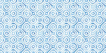 Tapet Personalizat Patterns cu motive in stil portughez in nuante de albastru watercolor - BLUE PORTUGUESE PATTERN