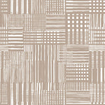 Tapet Personalizat Patterns cu dungi bej abstracte - BEIGE DRAPES PATTERN