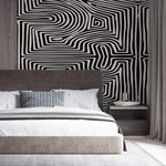 Tapet Personalizat Patterns cu model psihedelic ce formeaza o iluzie optica - GEOMETRIC ILLUSION