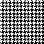 Tapet Personalizat Patterns cu model clasic in alb si negru - HOUNDSTOOTH PATTERN
