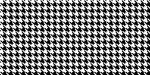 Tapet Personalizat Patterns cu model clasic in alb si negru - HOUNDSTOOTH PATTERN