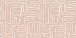 Tapet Personalizat Patterns cu model abstract grafic in stil boho in nuante de bej - BEIGE GRAPHIC LINES