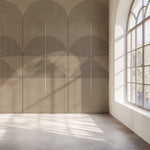 Tapet Personalizat Patterns cu arcade moderne cu fundal bej - MODERN ARCH LINE