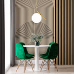 Tapet Personalizat Patterns cu arcade moderne cu fundal bej - MODERN ARCH LINE