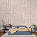 Tapet Personalizat Patterns cu model abstract minimalist in stil boho - ABSTRACT BOHO MINIMALIST