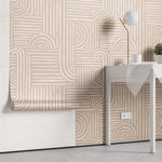 Tapet Personalizat Patterns cu model abstract minimalist in stil boho - ABSTRACT BOHO MINIMALIST