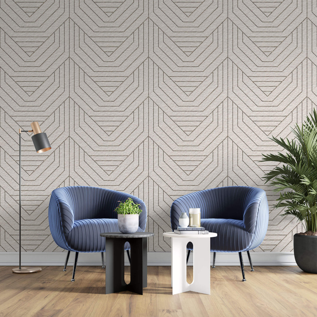 Tapet Personalizat Patterns cu model abstract geometric - ABSTRACT THIN LINES