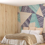 Tapet Personalizat Patterns cu triunghiuri si modele tribale - BOHO TRIANGLES