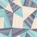 Tapet Personalizat Patterns cu triunghiuri si modele tribale - BOHO TRIANGLES