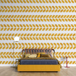 Tapet Personalizat Patterns cu model abstract ce imita spicul de grau - ABSTRACT WHEAT