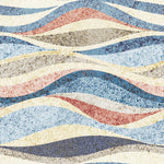 Tapet Personalizat Patterns cu ilustratie abstracta in valuri punctate - DOTTY WAVE