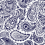 Tapet Personalizat Patterns cu model abstract de bandana in nuante de albastru - DARK BLUE BANDANA