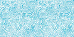 Tapet Personalizat Patterns cu model abstract in nuante de albastru - HEARTS AND WAVES