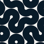 Tapet Personalizat Patterns cu model abstract in nuante de negru - THICK LINES