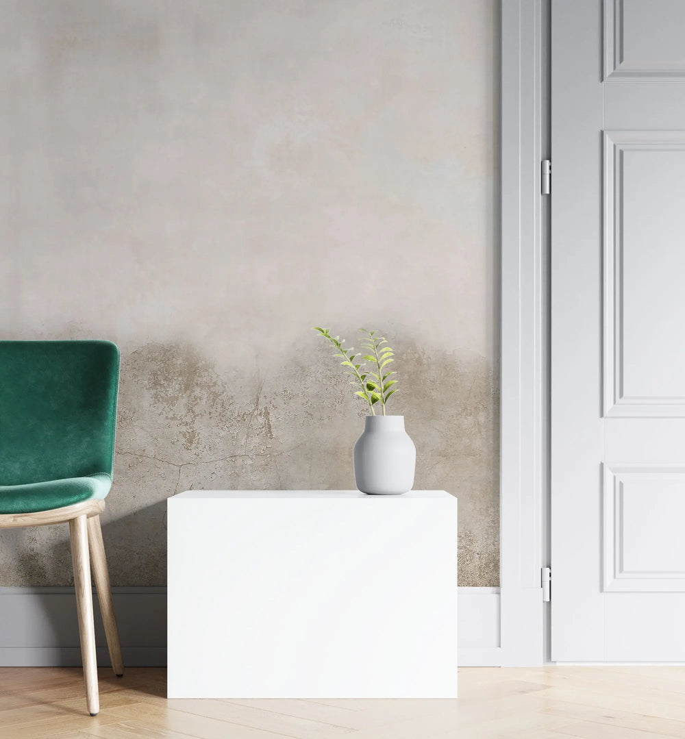 Tapet personalizat abstract cu textura de perete in nuante de bej beige wall