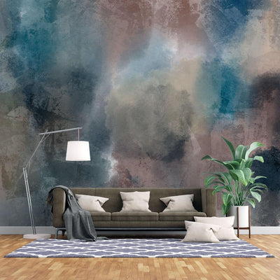 tapet personalizat abstract cu nori de vopsea creand un efect vizual modern si artistic abstract paint clouds