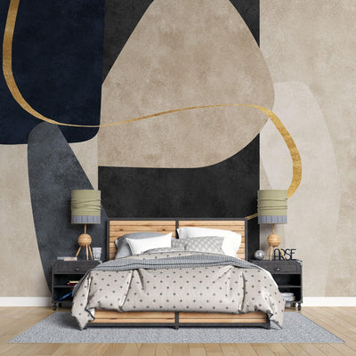 tapet personalizat abstract cu abstractii fine cu detalii delicate si o paleta de culori subtila pentru un aspect sofisticat fine abstractions