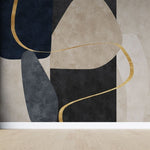 Tapet personalizat abstract cu abstractii fine cu detalii delicate si o paleta de culori subtila pentru un aspect sofisticat fine abstractions