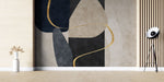 Tapet personalizat abstract cu abstractii fine cu detalii delicate si o paleta de culori subtila pentru un aspect sofisticat fine abstractions