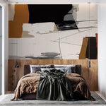 Tapet personalizat abstract cu straturi urbane creand un design modern si dinamic ce evoca peisaje citadine stilizate urban layers