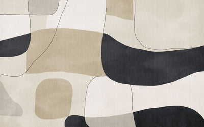tapet personalizat abstract cu forme si ordine intr o compozitie structurata si moderna ce aduce echilibru shape and order