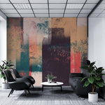 Tapet personalizat abstract cu o dinamica a culorilor intr o compozitie vibranta si energica color dynamics