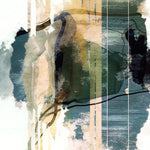 Tapet personalizat abstract cu pictura in straturi si texturi ce sugereaza ritm si repetitie paint frequency