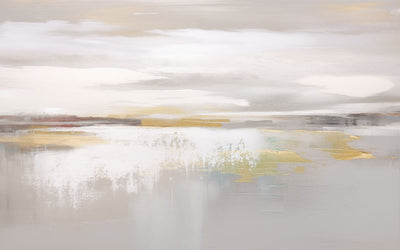 tapet personalizat abstract cu o compozitie calma in nuante calde evocand o senzatie de liniste si armonie warm silence