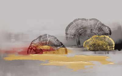 tapet personalizat abstract cu un print ce imita lemnul intr o maniera stilizata si moderna abstract woodprint