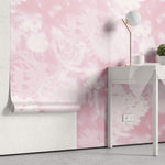 Tapet Personalizat Abstract cu flori roz imprimate pe o tesatura textila - ABSTRACT PINK FLORAL