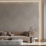 Tapet Personalizat Abstract cu vopsea decorativa - PLASTER WAVES